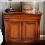 F44. Two door nightstand. 28”h x 28”w x 13”d 